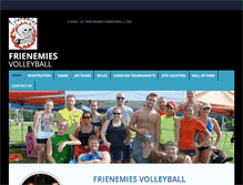 Tablet Screenshot of frienemiesvb.com